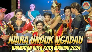 [FULL VIDEO] JUARA UNDUK NGADAU TATI ARNELIN ALIZIANA | PESTA KAAMATAN KOTA MARUDU KDCA 2024