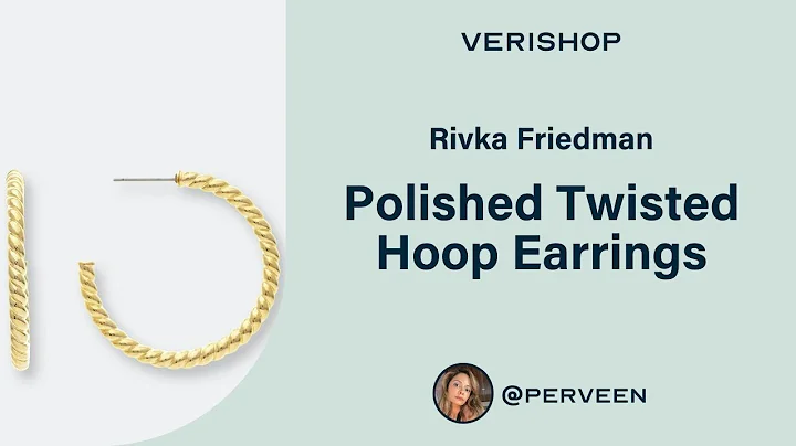 Rivka Friedman Polished Twisted Hoop Earrings Review