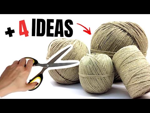 ▷ ✓17 ideas de Manualidades con cuerda 【TOP 2024】 - Uma Manualidades