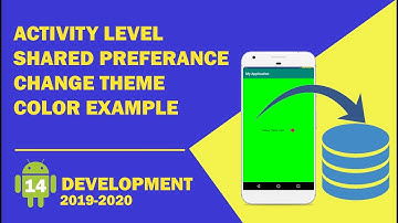 Android tutorial  - 14 - Activity Level Shared Preference Example | Stored & Retrieve the Data