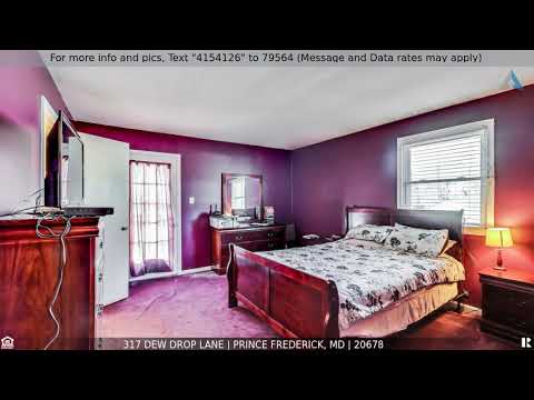 317 Dew Drop Lane, Prince Frederick, MD home video tour