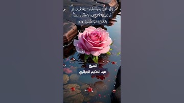 [سُورَةُ البَقَرَةِ: ٢٥٤-٢٥٥]#سورة_البقرة القارئ#عبد_الحكيم_الجزائري