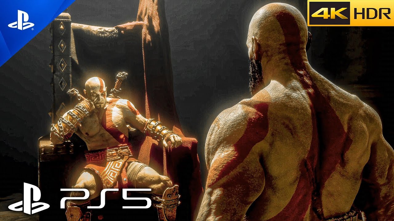 (PS5) God of War - Old Kratos Meets Young Kratos | Realistic ULTRA Graphics [4K 60FPS HDR] Valhalla