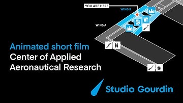 Signage for the Center of Applied Aeronautical Research – Animated short film by Studio Gourdin