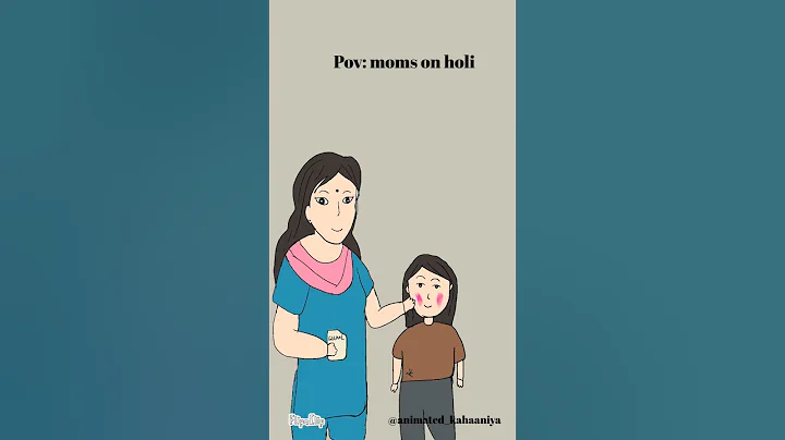 Happy holi 🎈 #holi #holistatus #dad #mom #moments #momlife #family
