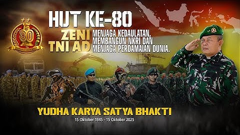 "LIVE STREAMING HUT KE-80 ZENI TNI ANGKATAN DARAT"