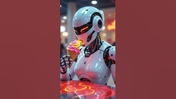 Robot 🤖 eating ice cream 🍦😱 #shorts #robot #icecream #lava #shortvideo #reels