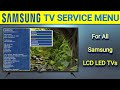 How To Open Secret Service Menu On Samsung TV | All Samsung TV Service Menu Access Codes | SAMSUNG