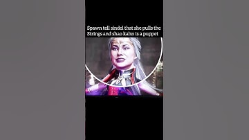 spawn tell sindel that she pulls the strings and shao kahn is puppet  #shorts