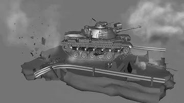 M48A3 Patton Tank [modelling Turntable]