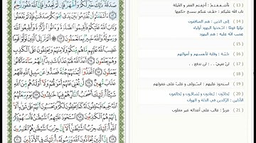 Surat Al Mujadila - 58 - القرآن الكريم بصوت خليفة الطنيجي - معلم - سورة المجادلة