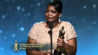 Octavia Spencer Wins Best Supporting Actress: 84th Oscars (2012) Resimi