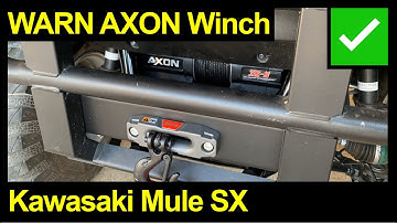 Any Good? Kawasaki Mule WARN Winch AXON 35-S