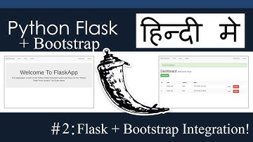 [Hindi] Web Development using Python Flask   Bootstrap #2  Website flow Client and Servers Explaine