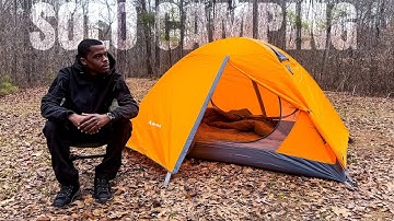 24 Hour Solo Camping Trip | First Time