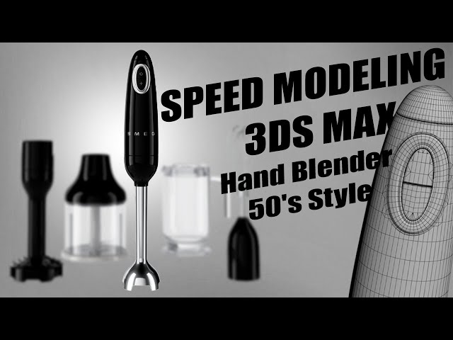 ArtStation - Smeg hand blender - Model and Render in Blender