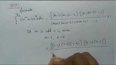 Reduction formula#problem 5 #B.Sc &BCA# Allied Mathematics-2