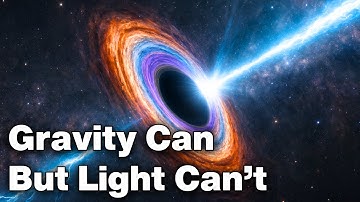 If Light Can’t Escape a Black Hole, Why Can Gravity?