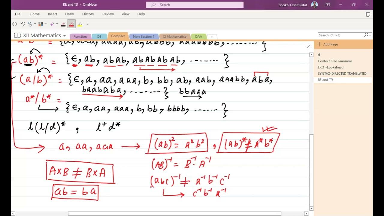 Compiler Construction [Regular expression and Transition diagram part 1