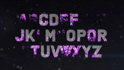 Fracture Titles - Animated Typeface