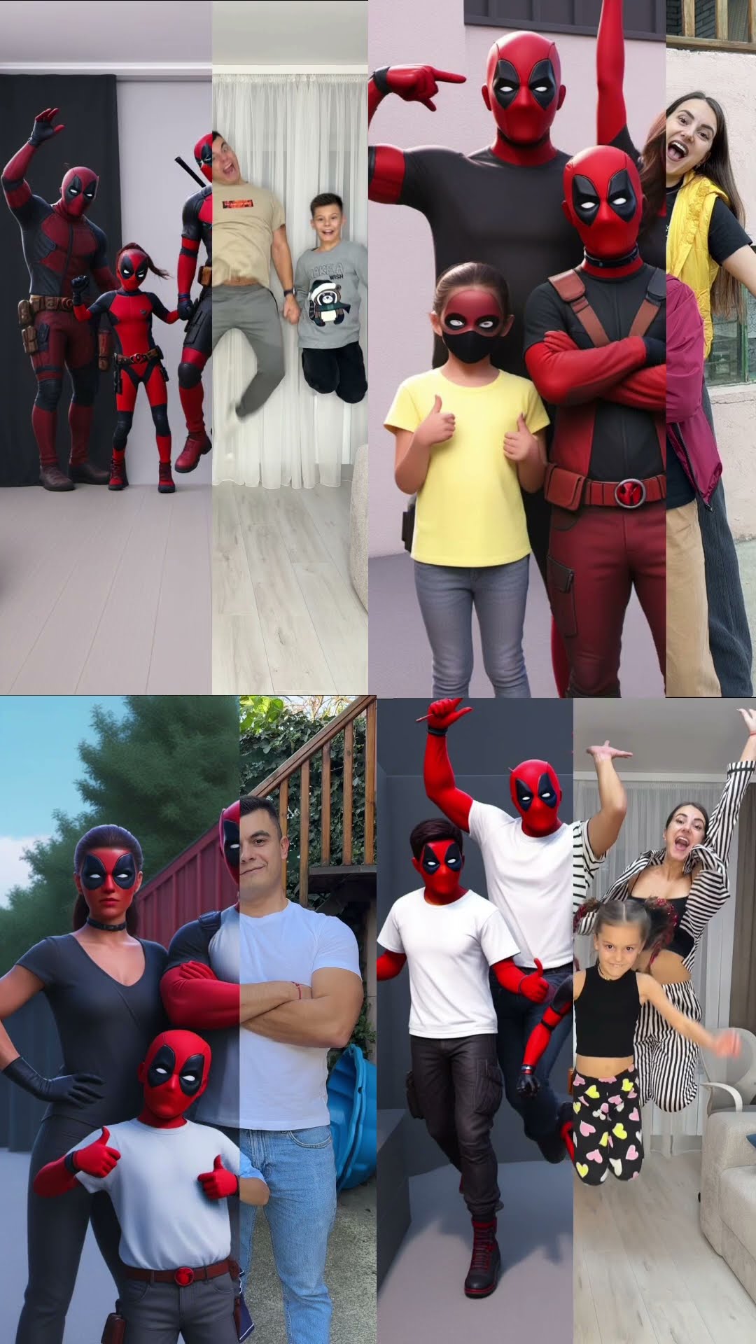 Deadpool family by Secret Vlog