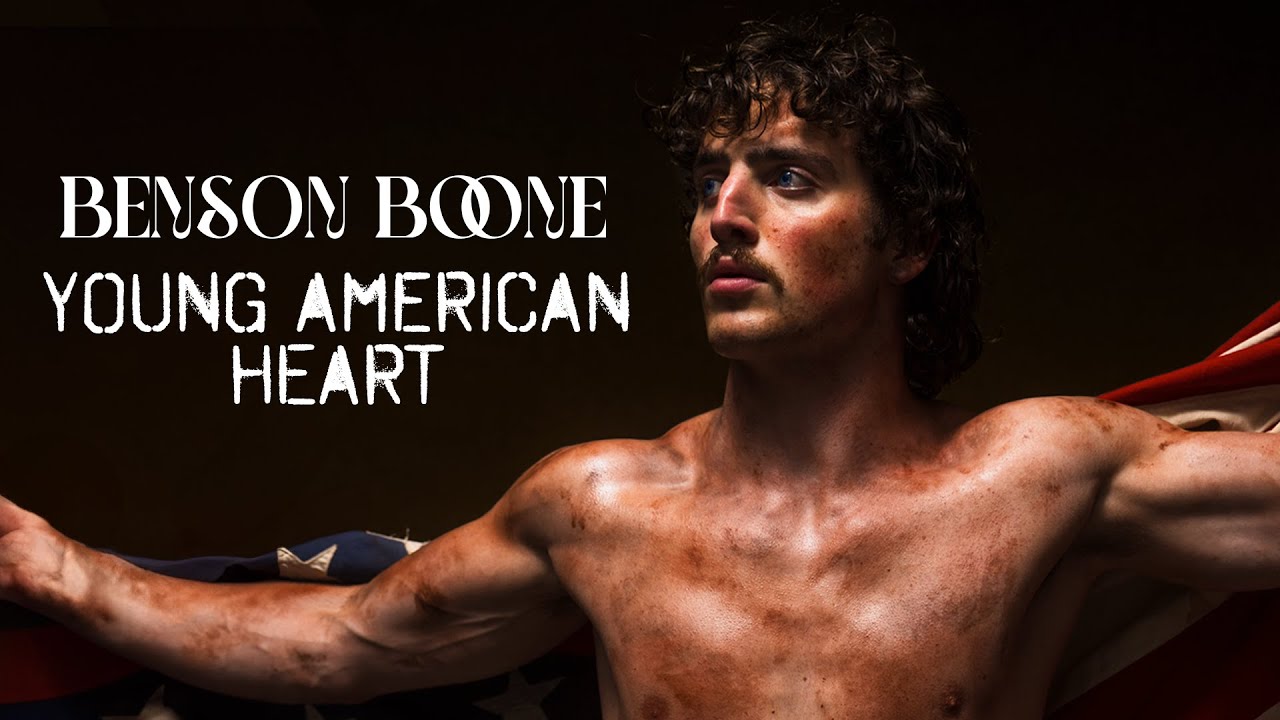 Benson Boone - Young American Heart (Official Lyric Video) Benson Boone - Young American Heart (Official Lyric Video)