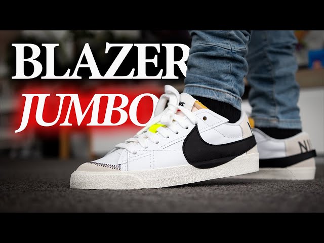 Nike Blazer Mid 77 Jumbo Swoosh On Feet Review 