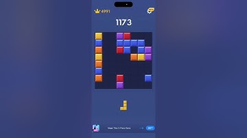 Playing block blast for the first time!!🟥💥#blockblast #gaming 