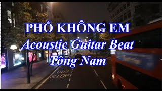 Phố không em -Tông Nam - Karaoke Guitar Beat - Minh Anh Guitarist