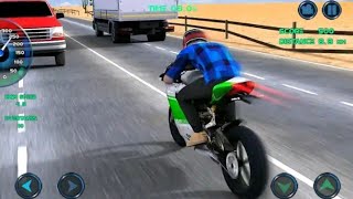 Bike racing games - Moto Traffic Race - Gameplay Android free games screenshot 5