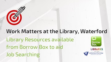 Job Searching Library Resources - Borrow Box