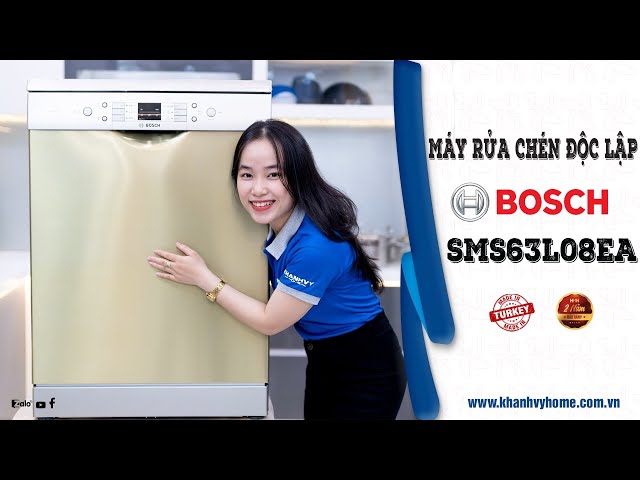 Review chi tiết máy rửa chén Bosch 12 Bộ SMS63L08EA Serie 6