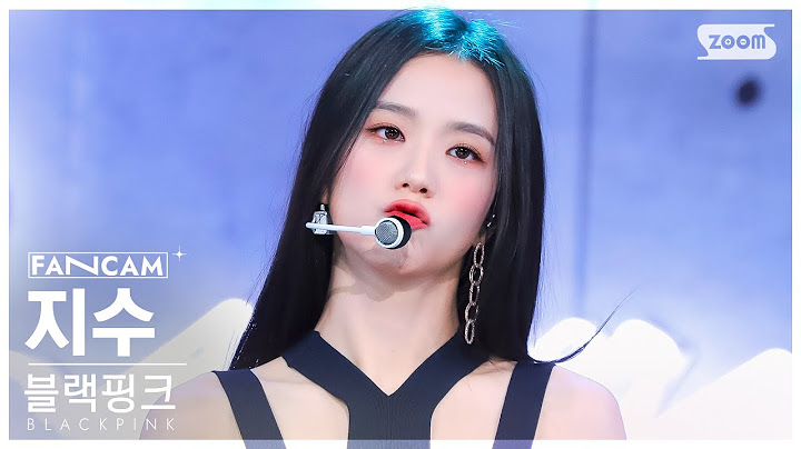 [안방1열 직캠4K] 블랙핑크 지수 'Shut Down' (BLACKPINK JISOO FanCam) @SBS Inkigayo 220925