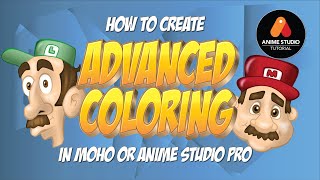 How to use advanced coloring techniques in Anime Studio Pro or MOHO Pro