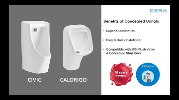 Installation of Cera Concealed Urinal
