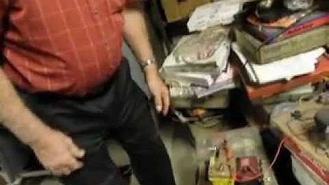 Don Colson Testing Geno's coil on his homemade tes...