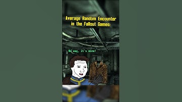 Average Random Encounter in the Fallout games: #fallout #memes #shorts