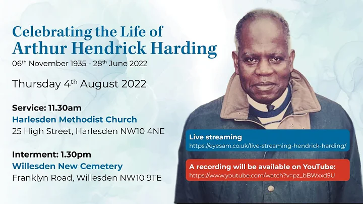 Celebrating the Life of Arthur Hendrick Harding
