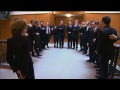 2011 Case Men's Glee Club Singing Valentine's to President Barbara Snyder