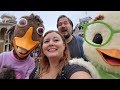 Meeting Chicken Little and Abby Mallard at The Magic Kingdom