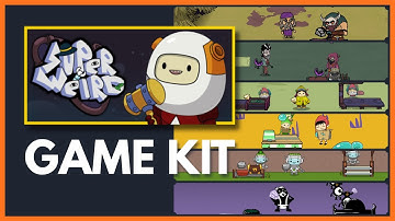 6 free CC0 game prototypes! SuperWEIRD Game Kit for Defold by Luden.io - Overview