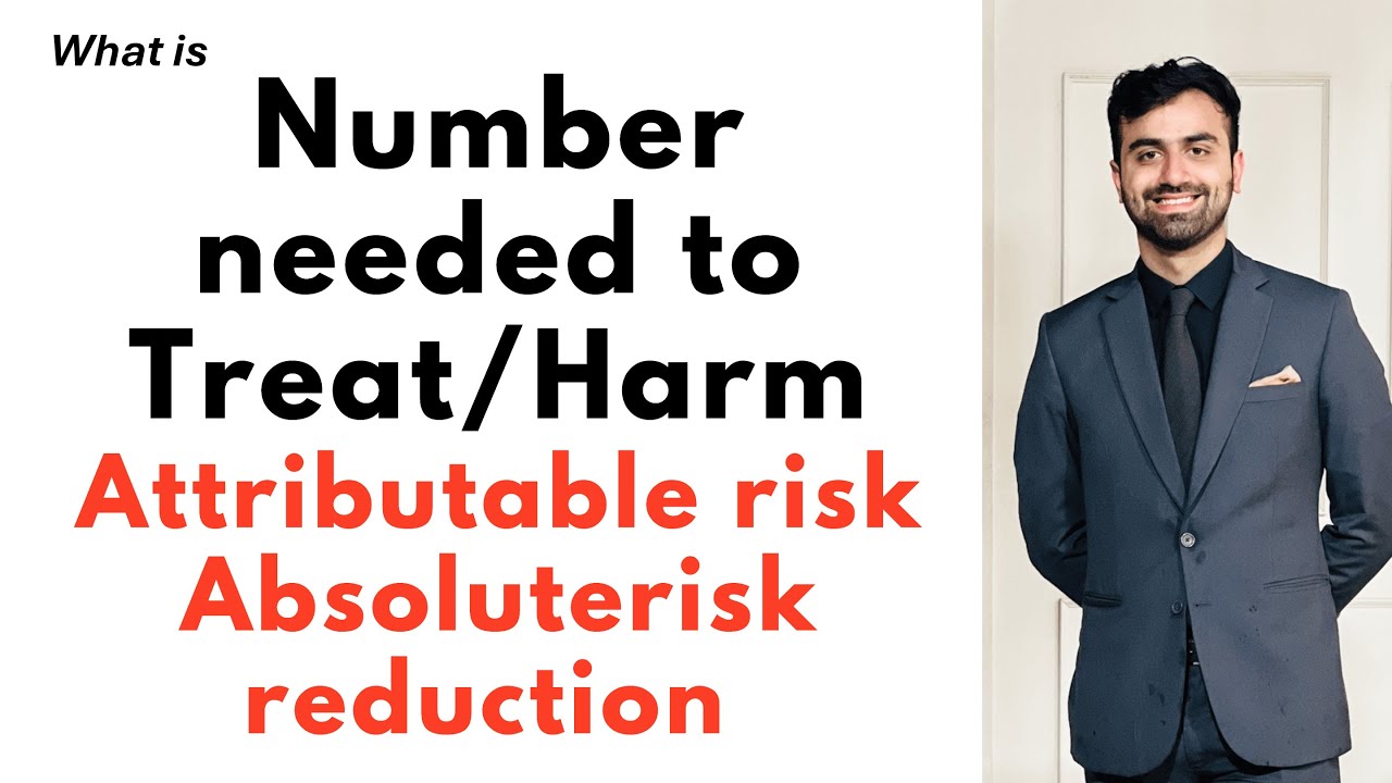 Number needed to treat & harm, Absolute risk reduction (ARR ...