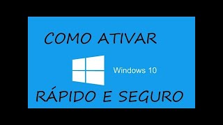 Como Ativar Qualquer Versão do Windows 10(sem uso de programs)- Atualizado 2020