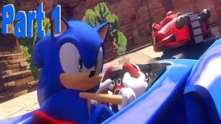 Sonic & All-Stars Racing Transformed (Nintendo Wii U) - Part 1