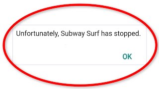 Fix Unfortunately Subway Surf Has Stopped Android || Fix Subway Surfers Not Open Problem Android screenshot 1