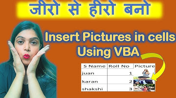 Insert Picture With VBA Code | VBA Code to Insert Picture | Excel VBA to Insert Picture into Cell