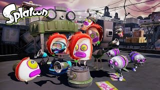 Splatoon - Octosniper Ramparts, Octoling Uprising & Propeller Fortress (Wii U, Campaign Gameplay) screenshot 5