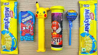 Colorful Candy Unboxing 🍬 Pikachu PEZ, M&M’s Minis & Sweet Surprises!