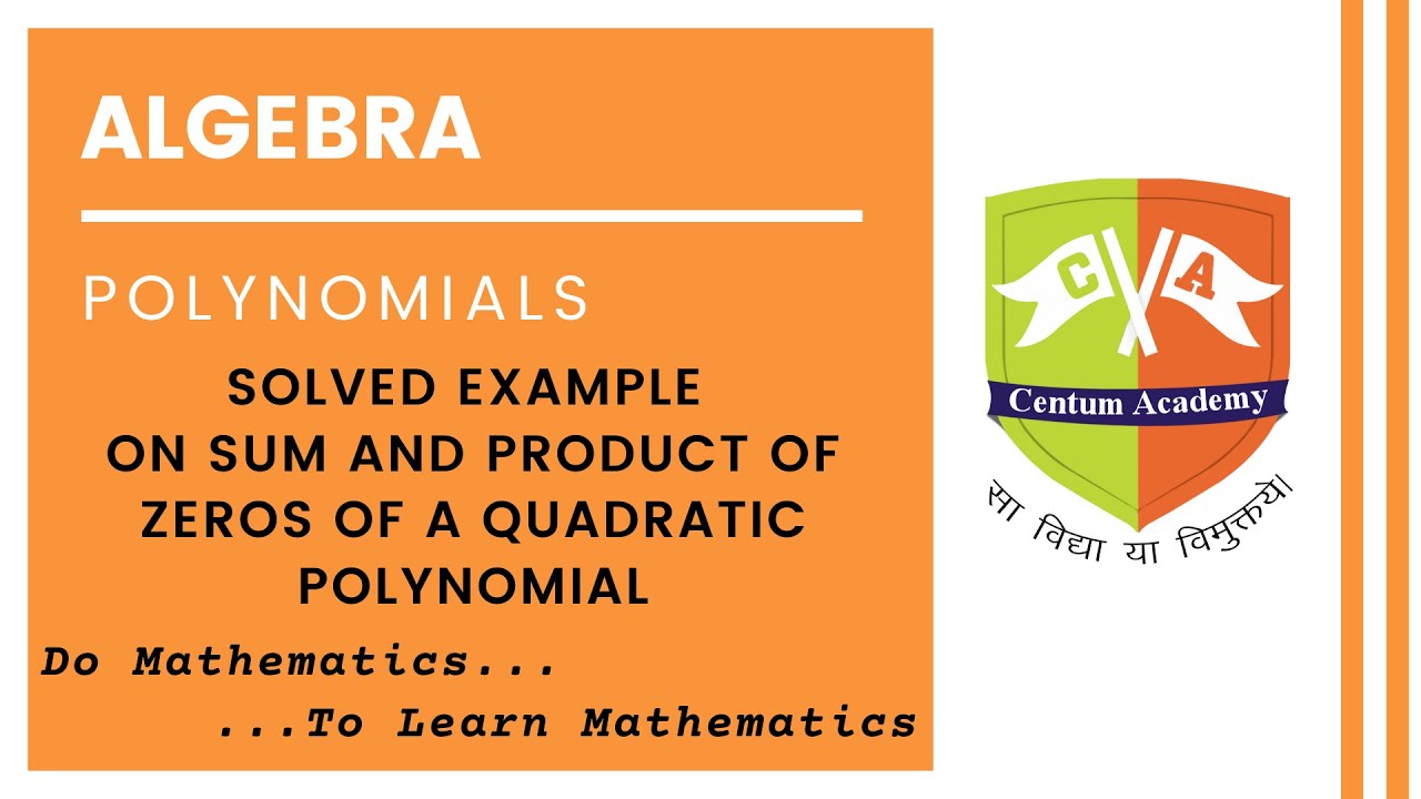 ⁣POLYNOMIALS: 10. Problem Solving Session # 2