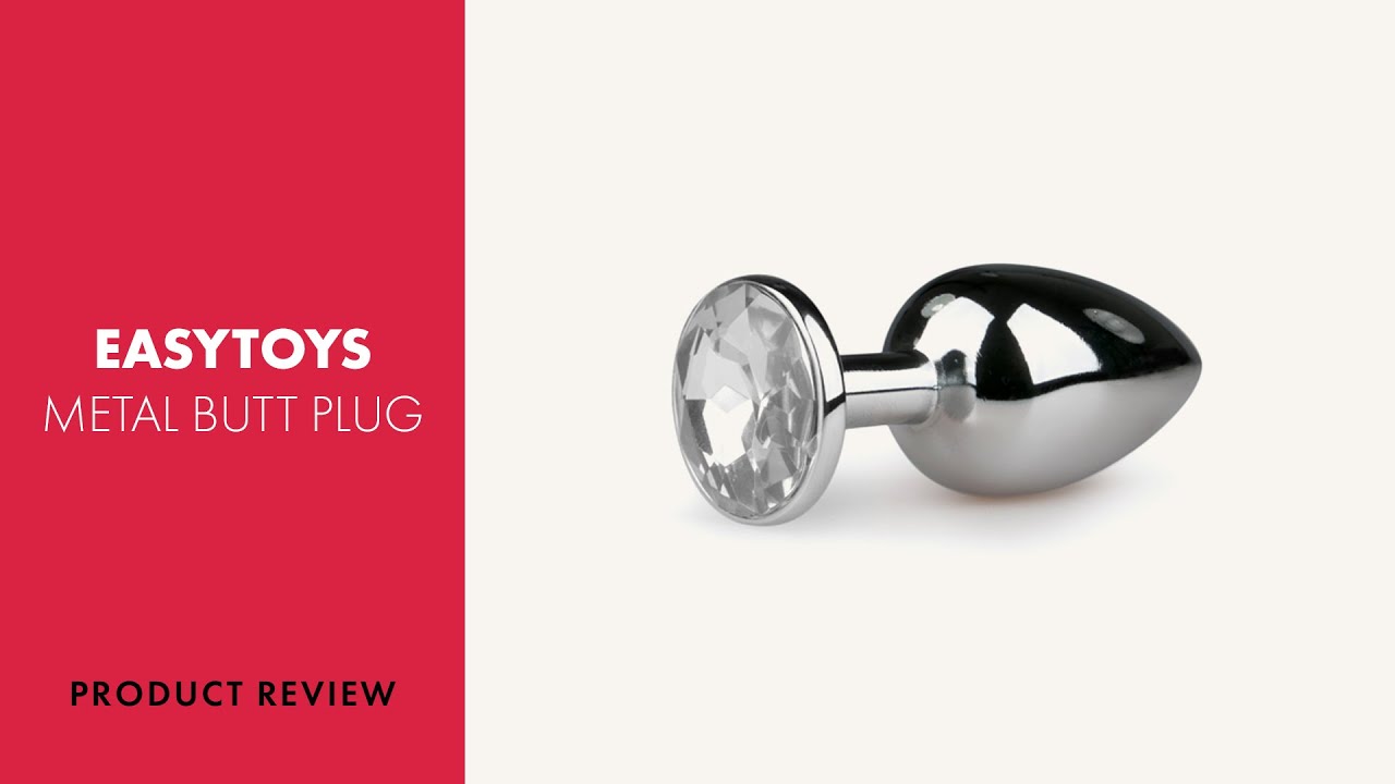 EasyToys Metal Butt Plug With Large Crystal Review | PABO